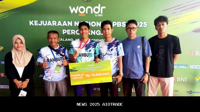 PBSI Sumbar raih medali perak Kejurnas 2025 di Malang, buka sejarah baru