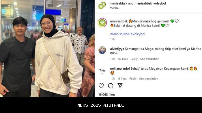 Megawati Hangestri Tiba di Turki untuk Manisa BBSK Bersama Suami