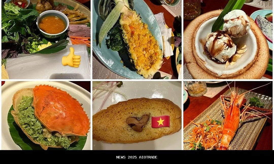 Aktor Korea Selatan Kim Bum menyatakan cinta terhadap pancake goreng Vietnam, keripik spring roll