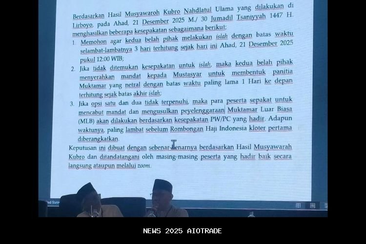 Musyawarah NU Lirboyo Dukung Perubahan PBNU Hingga Muktamar Darurat