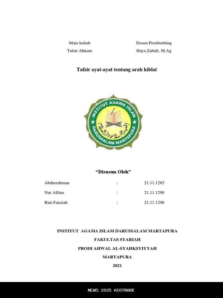 10 Kunci Jawaban Modul 3.4 Menentukan Arah Kiblat