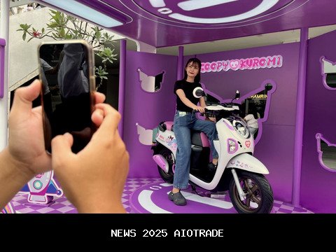 Foto: Kolaborasi Lucu Honda Scoopy dan Kuromi