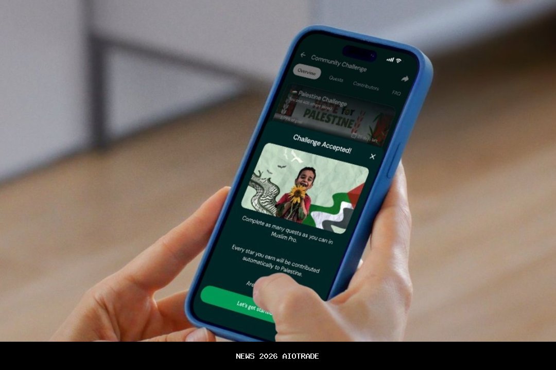 Muslim Pro Rilis Fitur Khusus Bantu Masyarakat Palestina