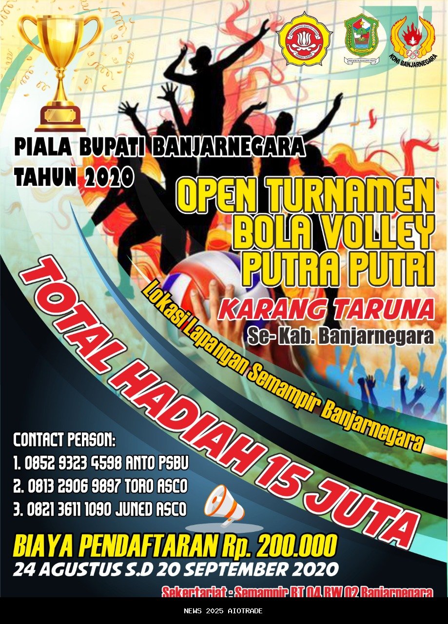 Bangkitkan Semangat Sumpah Pemuda, KNPI Cibiuk Gelar Turnamen Bola Voli U-17 Priangan