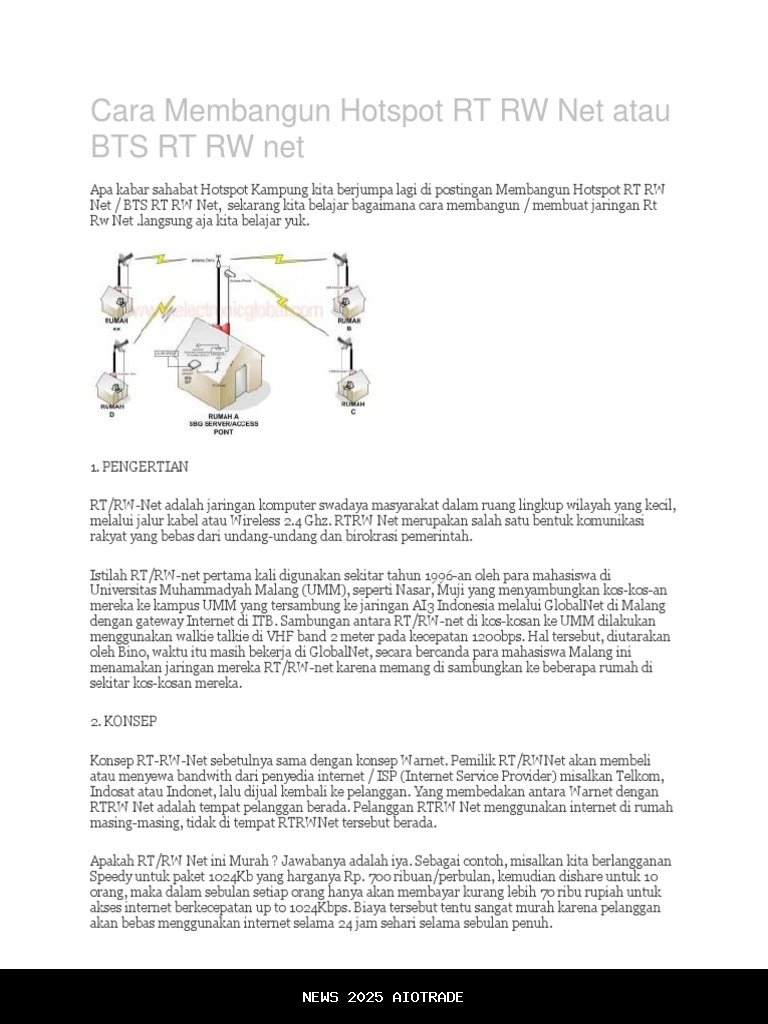 Mengatur RT dan RW Lebih Efisien