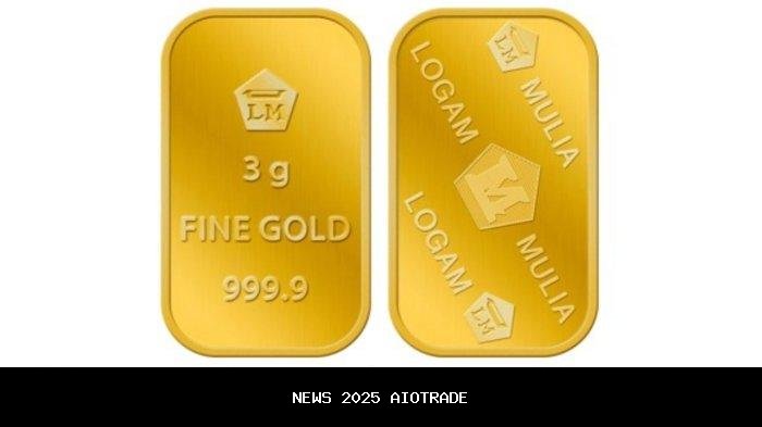 Harga Emas Hari Ini Turun Tipis, Minggu 26 Oktober