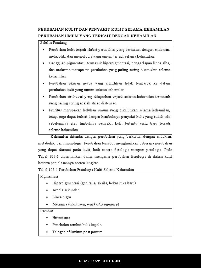 Cara Kehamilan Mempengaruhi Kesehatan Kulit