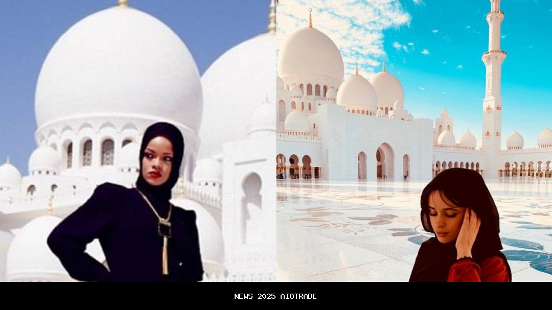 Perempuan berhijab putih di Dubai jadi sorotan netizen setelah unggahannya di Masjid Sheikh Zayed