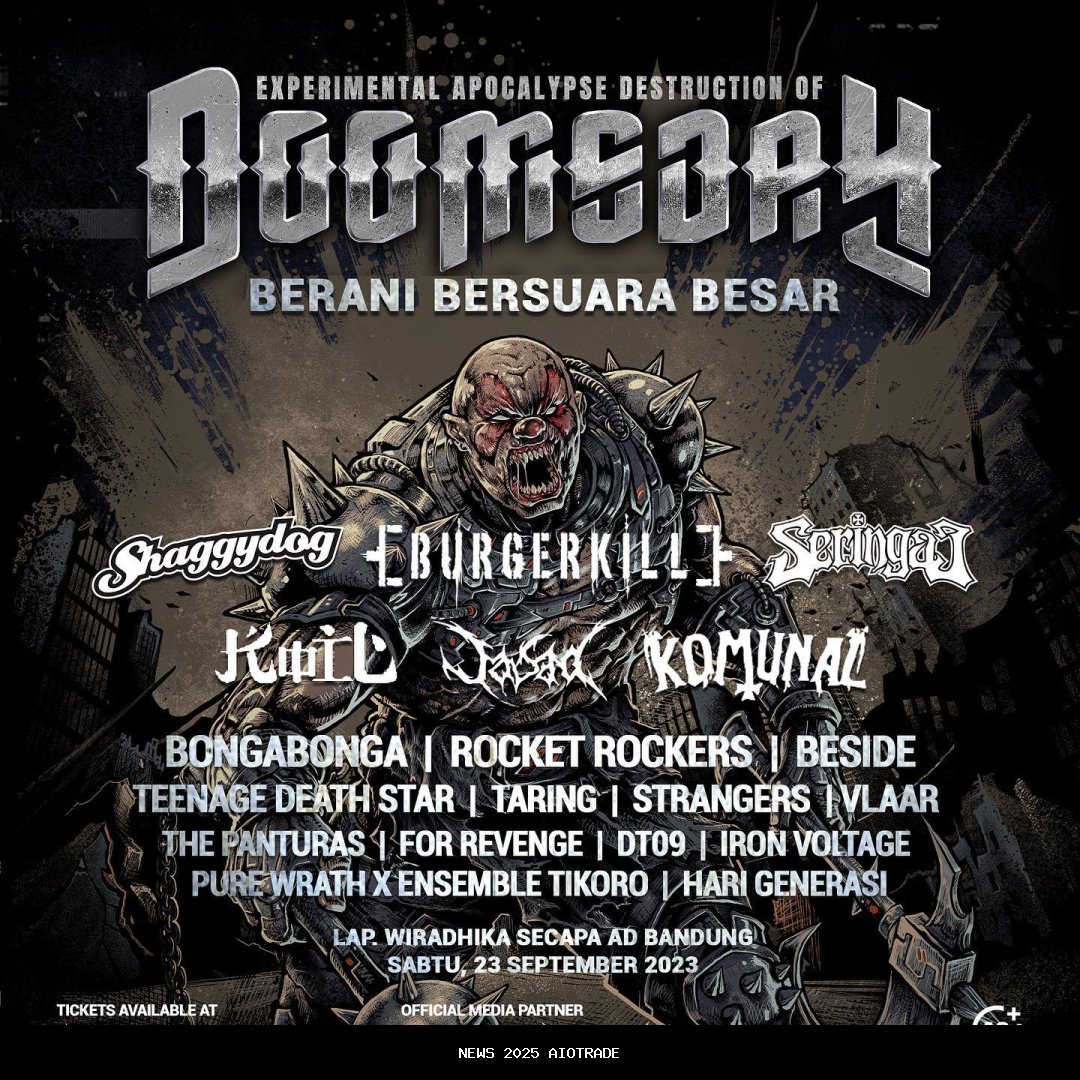 Angkat Tema Rebirth From Ruin, Doomsday Open Air 2025 Tampilkan Kolaborasi Lintas Genre dan Generasi