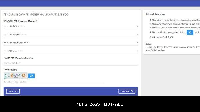 Cara cek BLT Rp 900 ribu 2025 via HP, informasi terbaru BLT Kesra 2025–2026