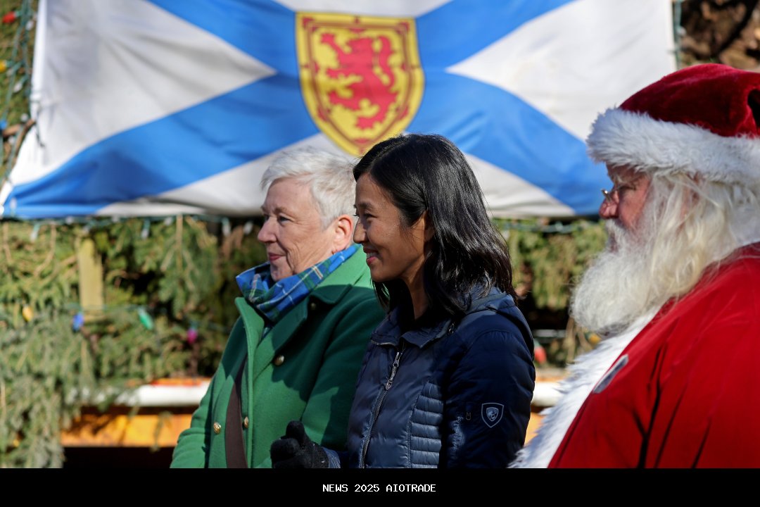 Pohon Natal Nova Scotia Tiba di Boston Common