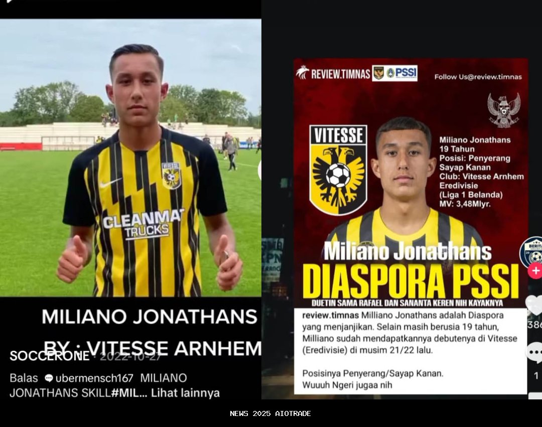 Miliano Jonathans Siap Perkuat Timnas Indonesia, Menanti Debut di Kualifikasi Piala Dunia 2026
