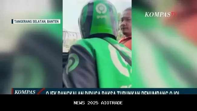 Opang Viral Diduga Paksakan Turunkan Penumpang Ojol di Stasiun Pondok Ranji, Kini Ditangkap Polisi