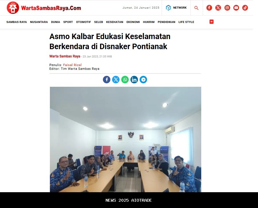 Asmo Kalbar Berbagi Tips Keselamatan Berkendara untuk Damkar Pontianak